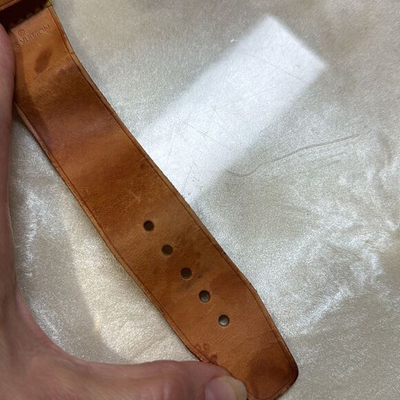 Authentic Louis Vuitton Vanchetta Luggage Tag with Poignet Keepall C - Picture 12 of 13